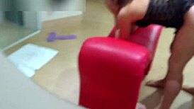 Watch This Curvy Brazilian Wife Ride Rough on Hubby's Cock Wildly