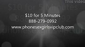 Marlena dives into taboo roleplay during steamy phone sex session