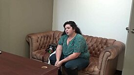 mia marks bbw college casting on sofa tight big ass tits