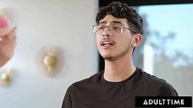 stepmom lauren phillips grabs stepsons pocket pussy then rides his cock rough deepthroat hairy milf action