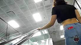 Flexible Italian Jackie Deepthroats Rome's BBC Then Rides to Cum on Tits