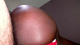 I suck big black cock then take amateur pussy creampie