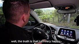 camila henao rides cock deep after car cunilingus tease