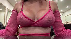 watch italian milf artemisia's big natural tits bounce slow motion tease