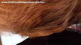 british housewife sneaks cock sucking and wanking while husband works