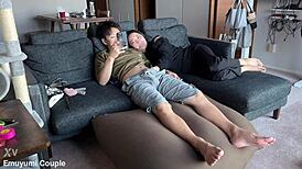 College track girl's endless squirting orgasms from fingering her huge ass 😍