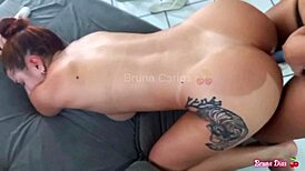 babysitter friend begs for anal dildo fuck since no real cock around