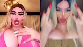 damn this thick blonde bimbo slut rides that monster cock rough in missionary