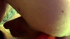 Slut Loses Anal Gaping to Horse Cock Dildo Handjob Huge Toy Rough Closeup Sloppy Asshole Stretch Girl Fucks Guy!