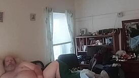 so he's out there in the country with his small cock, just masterbating away no cum