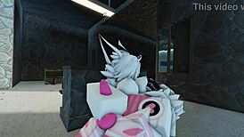 Shark Furry Unleashes Wild Beach Action In Roblox