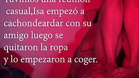 Housewife Isa spreads legs for swingers friend's kiss and fuck