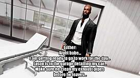 Big ass wife cheats fucking hard don't tell husband game continues