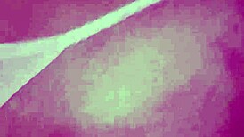 sexy filipina takes doggystyle double penetration from dick and vibrator in thong panties pov.