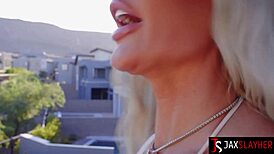 Isn't curvy Danii Banks teasing that big black cock for rough deepthroat interracial pounding?