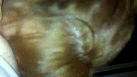 kimberlie's lips wrapped around that monster big cock blowing it good