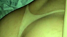 Kalena mitrak takes double penetration with dildo in ass and cock in pussy on bed.