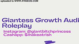 ordinary girl suddenly grows huge, her giantess feet crush and tease in audio fetish roleplay