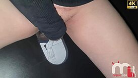 hot brazilian wife sucks huge cock in booth cuck films!