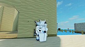 Shark Furry Unleashes Wild Beach Action In Roblox