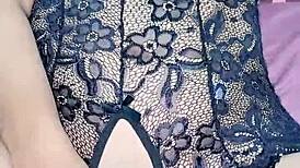 hijab girl stuffs vibrator and cock in pussy at once heavy lust 🔥💦