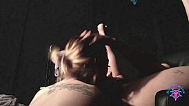 blindfolded i tease balls lick suck milk cock probe tight ass before pussy feast and dildo play