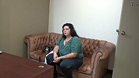 mia marks bbw college casting on sofa tight big ass tits