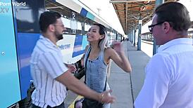 veronica leal seduces old friends into wild dp bedroom fun