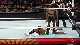 nikki bella battles naomi in extreme rules showdown 2015