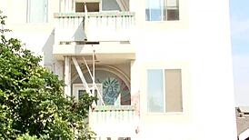 Blonde Mommy Holly Sampson Spreads Shaved Pussy for Monster Cock Ride