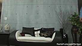 rachel roxxx dives into steamy threesome cum fest