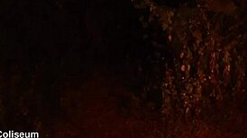 sexy bbw ebony final girl ripped and railed by masked slasher's huge cock