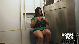 down for that huge bbc selena castro's busty latina curves get roughed up