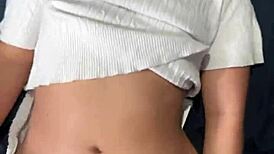 Petite Thai teen's tight pussy stretched by huge white cock ending in creampie