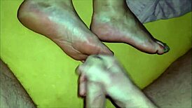 Hey her stepmommy finally let her get those feet all dirty and taboo! 😈🦶