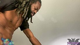 wanna feel my sloppy deepthroat choke on your big black cock while i lick balls too