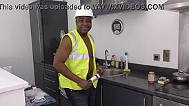 Rose Skies Craves Plumber's Massive BBC Like a Desperate Slut