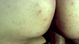 nerd friend gets bareback christmas pussy creampie from submissive brazilian