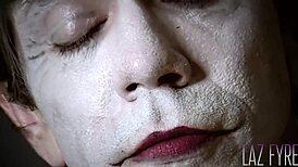 harley quinn slut face fucked rough in cosplay parody!