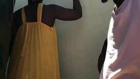 farm boy loses it first time pounding ebony hooker outdoors at ranch