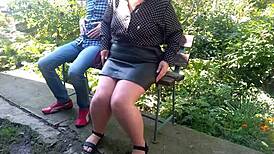 curvy stepmom teases her fetish stepson's gaze