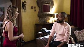 how does submissive cadence lux deepthroat her husband's monster cock?