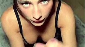 tru kait goes crazy sucking huge cock pov style before massive facial blast 💦😈