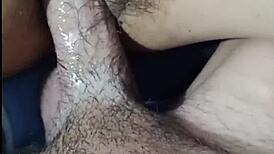 Close-up hairy pussy couple fuck feels so damn good