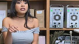 hot sexy latina teen got caught 😏 now she's all yours in this full storyline