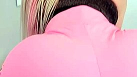 My Busty Blonde Neighbor Ditches Weights for Rough Cowgirl on My Huge Cock POV