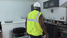 Rose Skies Craves Plumber's Massive BBC Like a Desperate Slut
