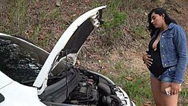 Mechanic Tommy Miller Fixes Sexy Milf's Car Then Pounds Her Big Pussy and Ass Deep