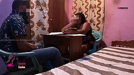 Indian boss fucks sexy Sri Lankan secretary pussy in office with muff diving 😍🔥