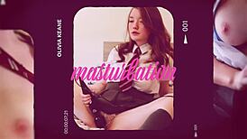 British Teen 18+ Squirts First Time In Homemade Solo Play